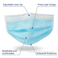 Disposable Protective Civil flat Face Mask 3-Ply